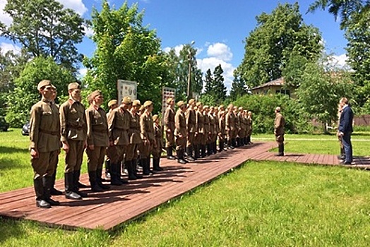 Военно‑исторический детский лагерь открылся в поселении Часцовское Одинцовского района