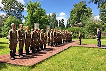 Военно‑исторический детский лагерь открылся в поселении Часцовское Одинцовского района