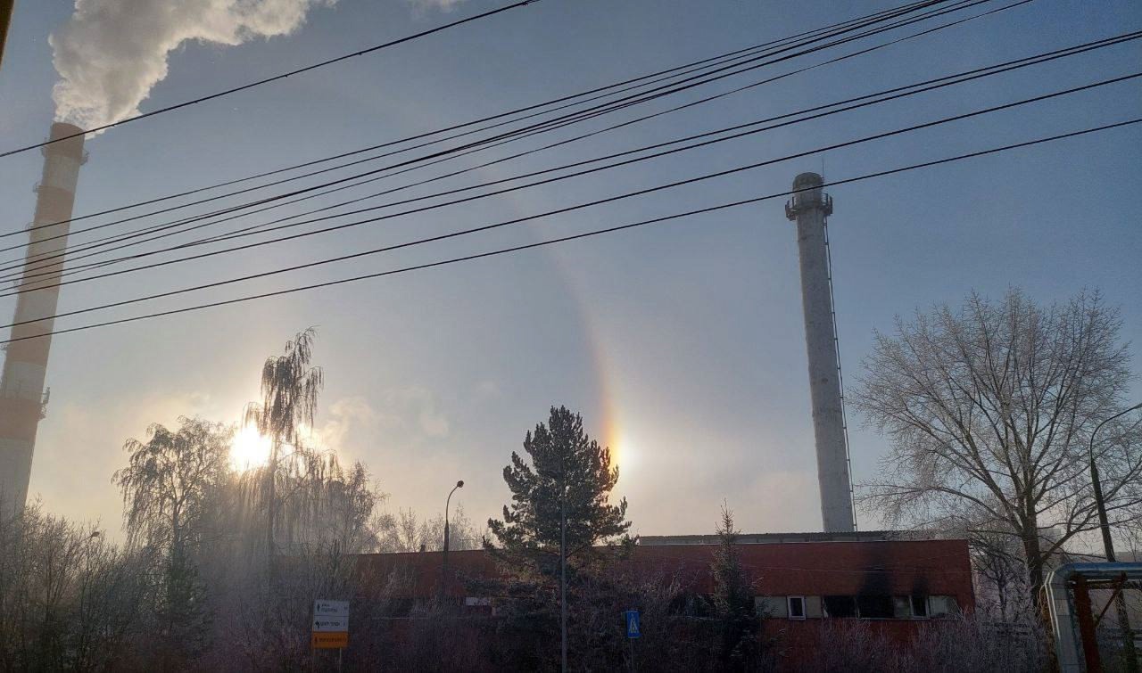 Огромное гало заметили нижегородцы в небе 6 февраля