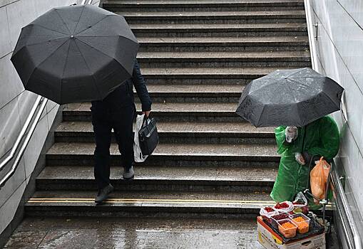 Приход дождя в Москву объяснили