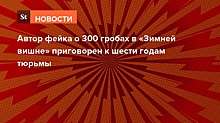 Автор фейка о 300 гробах в «Зимней вишне» приговорен к шести годам тюрьмы