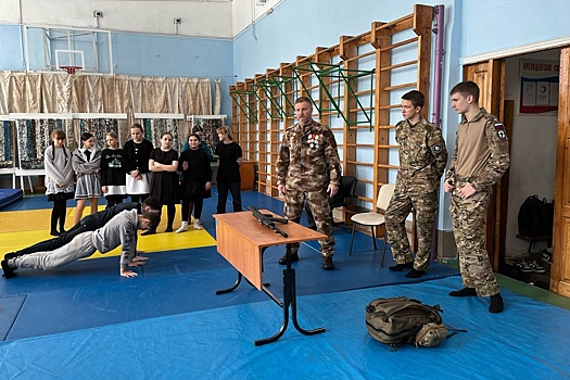 В кубанском городе Курганинске успешно работает военно-патриотический клуб