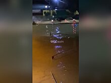 В Сочи сильные ливни вновь подтопили улицы города