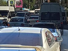 В Пензе из-за ремонта образовался затор почти в 3 км