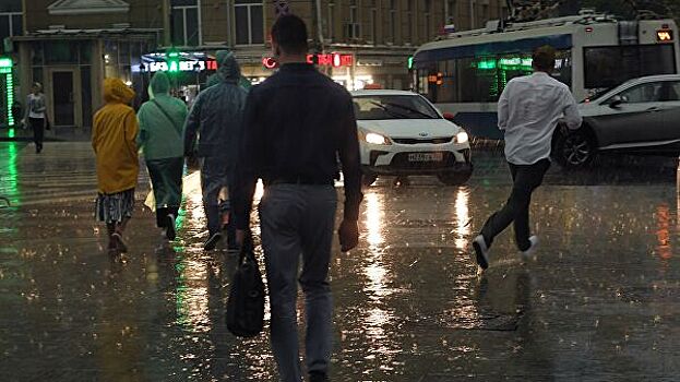 Москвичей предупредили о грозе и сильном ветре