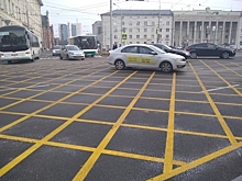 В центре Калининграда для борьбы с пробками нанесли новую разметку 