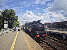 Ретро-паровоз «Малютка» совершил первый рейс на ГЖД