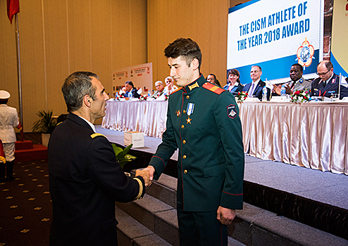 Армеец Рафаэль Камалов стал обладателем премии «Лучший спортсмен CISM 2018 года»