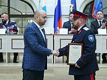 Российского губернатора посвятили в казаки