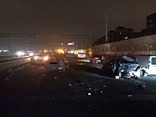 Полицейские задержали виновника крупного ДТП на Второй эстакаде