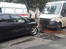 В Рязани произошло ДТП с автобусом и троллейбусом