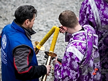 В полицейском управлении Мурманской области провели молебен по случаю Крещения Господня