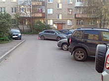 Водитель иномарки не заметил вологжанку, когда сдал задом во дворе