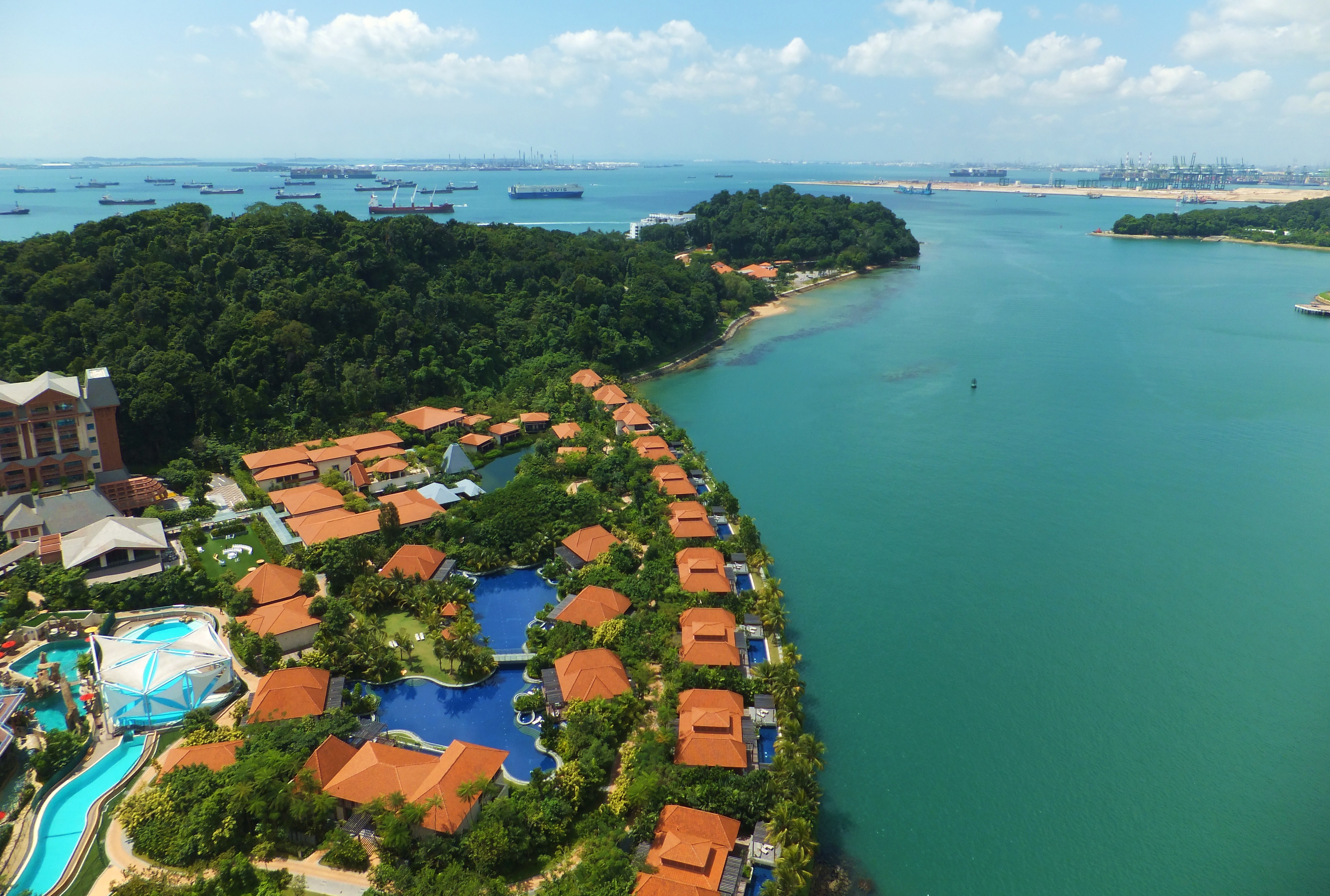 Канатная дорога на остров Сентоза, Сингапур, Сингапур