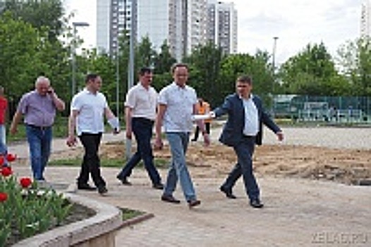 Глава округа посетил объекты благоустройства в районе Крюково