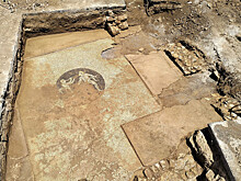 В Греции откопали мозаичную картину возрастом более 2500 лет