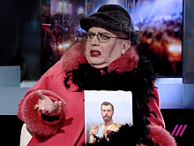 Лобков переоделся в женщину и поговорил сам с собой о Матильде