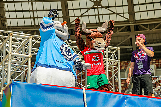 На арене «Лужники» прошла «Битва маскотов» от портала «Чемпионат»