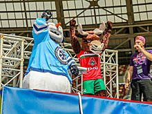 На арене «Лужники» прошла «Битва маскотов» от портала «Чемпионат»