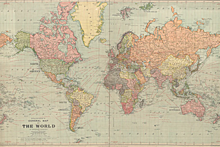 Карта мира 1922 года удивила пользователей Сети
