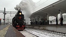 В Санкт-Петербург прибыл памятный «Поезд надежды»