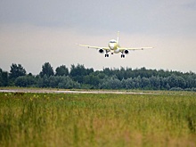SJ-100 впервые прилетел на российских двигателях ПД-8 в Жуковский