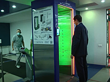 Дезинфиционную кабинку со встроенным металлодетектором создали нижегородские разработчики