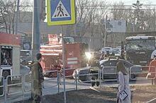 В Челябинске перевернулся пожарный автомобиль