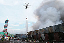 Крупный пожар на северо-востоке Москвы потушен