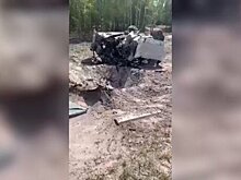 Появились кадры с места подрыва автомобиля с Прилепиным в Нижегородской области