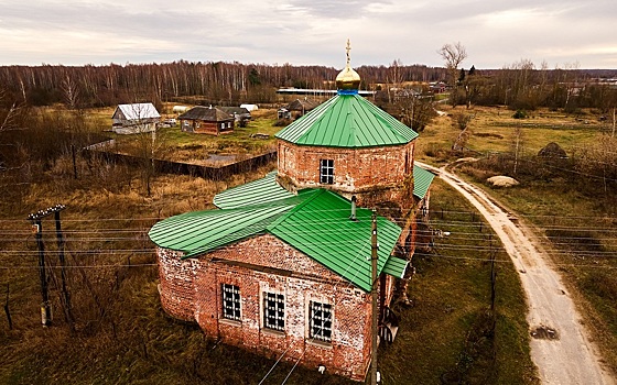 Сасовский район село усады церковь фото Храм Сасовский район, Рязанская область, Центральный ФО, Россия. Рядом с Раков