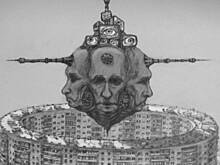 Скандальная графика российского художника, в которой нашлось место Путину, Мордору и слизням