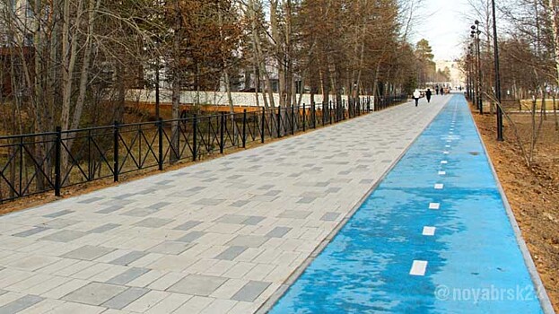 В Ноябрьске намерены создать сеть велодорожек