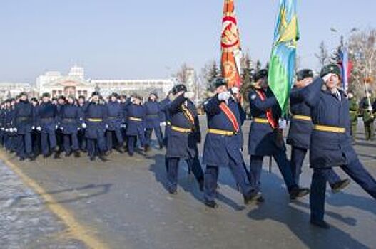 Иностранцы приняли участие в параде войск омского гарнизона