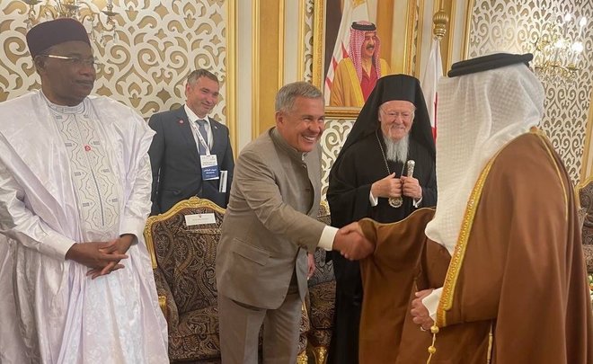 Президент Татарстана встретился с наследным принцем Бахрейна