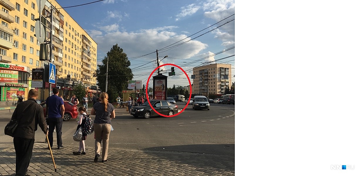 «Чем думали эти люди?» В центре Сормова от пешеходов спрятали светофор