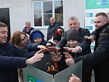 В астраханское село Осыпной Бугор пришло голубое топливо