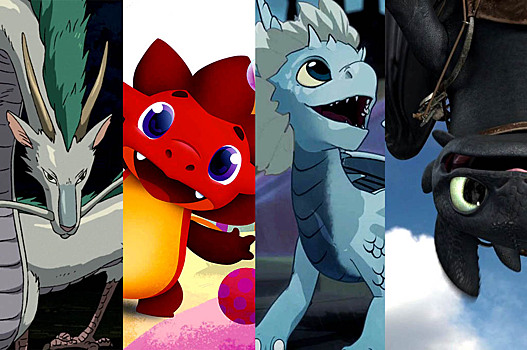 13 лучших драконов из мультфильмов