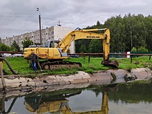 Специалисты благоустроят территорию пруда в Щаповском
