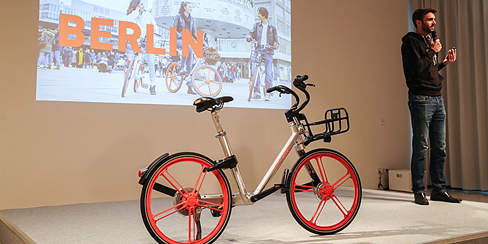 Китайская компания велошеринга Mobike вышла на рынок Берлина