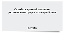 Освобожденный капитан украинского судна покинул Крым