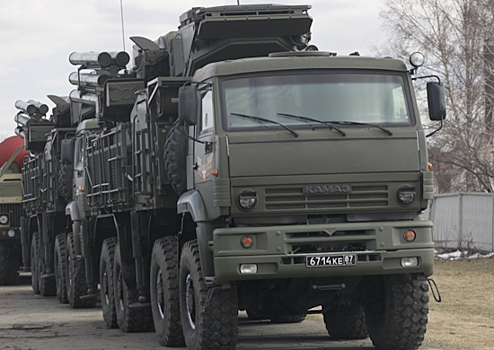 Первая тренировка механизированной колонны военного парада состоялась в Новосибирске