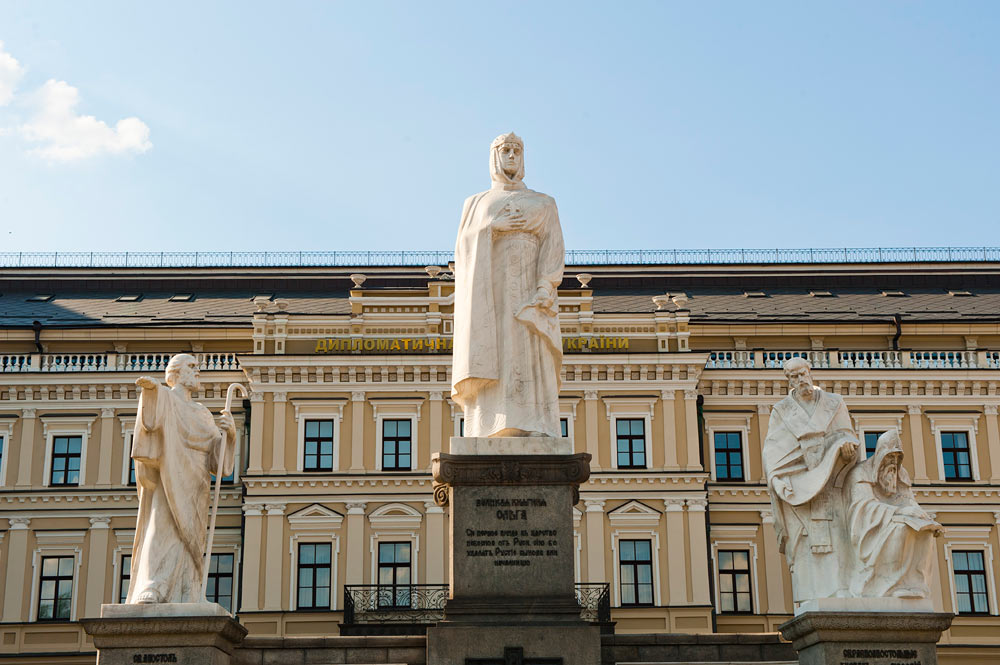 Памятник княгине Ольге, Киев, Украина, Европа