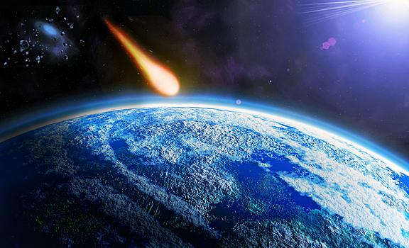 Рядом с Землей пролетел гигантский астероид