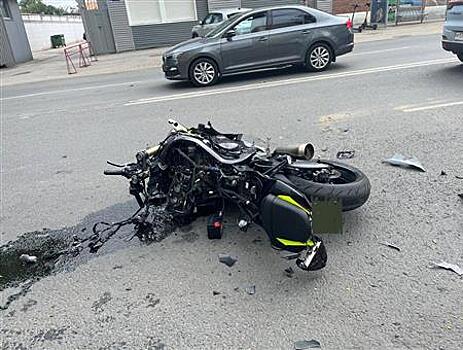 Водитель Kia сбил мотоциклиста в Самаре