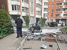 В Балашихе взорвалась машина, пострадал один человек