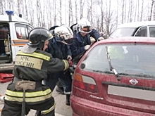 Три человека получили ранения в аварии в Лыскове