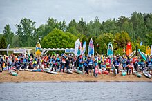 Зеленоградцы провели в Тверской области соревнования по SUP-серфингу