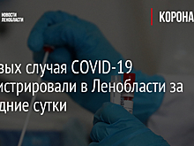 44 новых случая COVID-19 зарегистрировали в Ленобласти за последние сутки