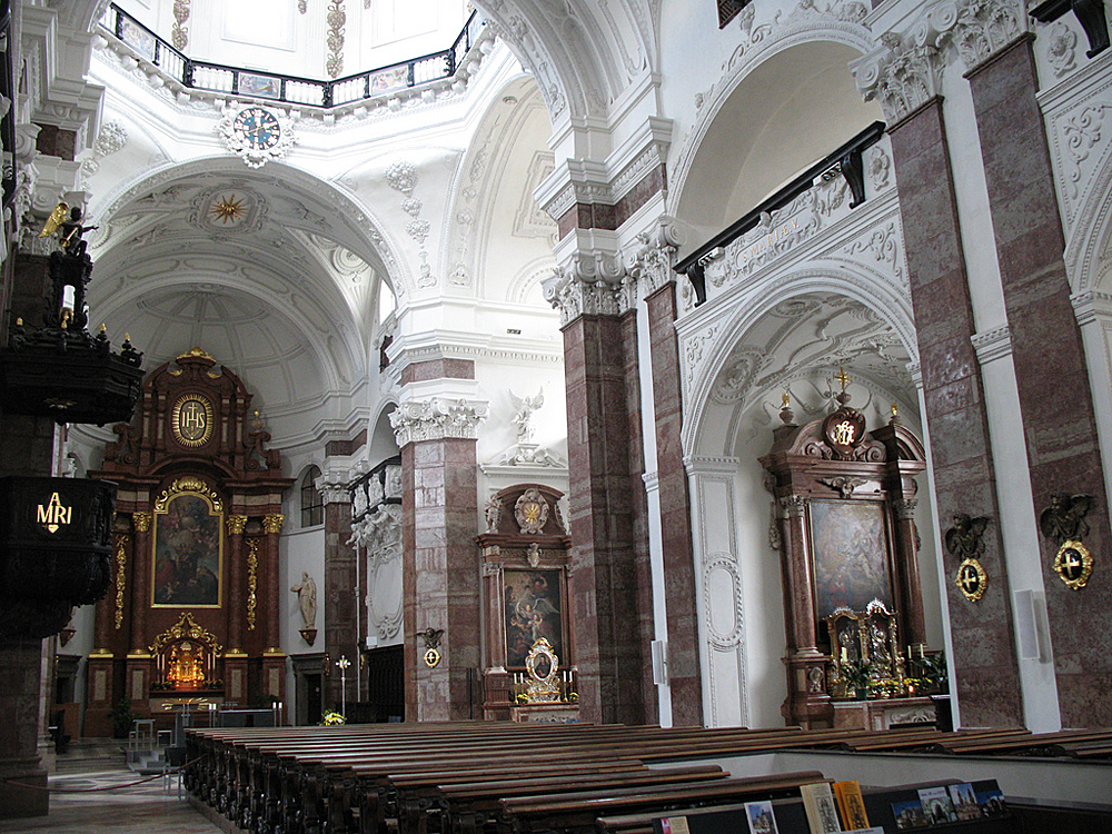 Церковь иезуитов, Инсбрук, Австрия, Европа